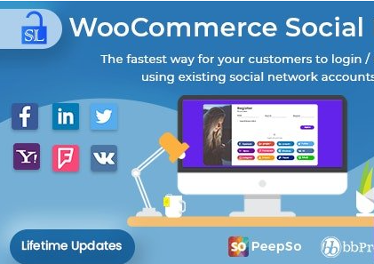 WooCommerce Social Login（WooCommerce社交媒体登录插件）